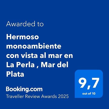 Hermoso Monoambiente Con Vista Al Mar En La Perla , Mar Del Plata Bagian luar foto