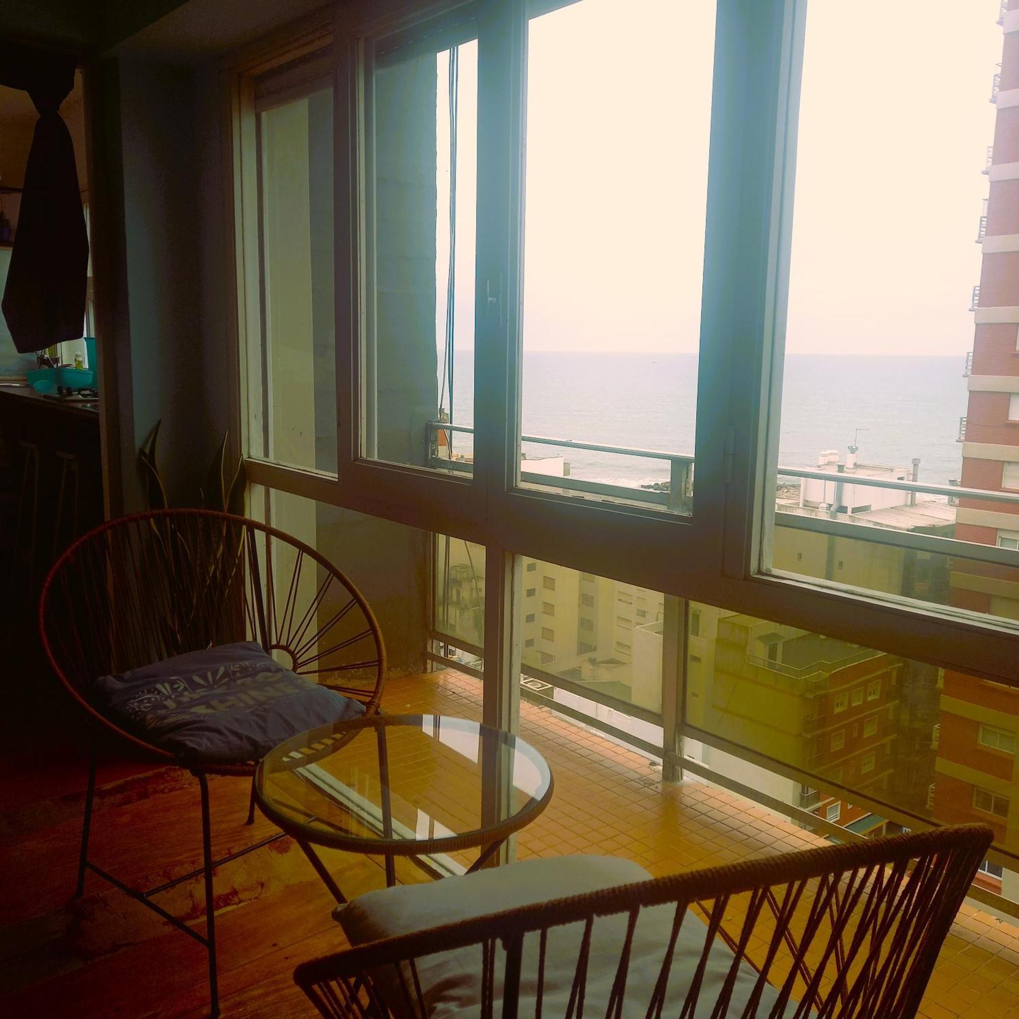 Hermoso Monoambiente Con Vista Al Mar En La Perla , Mar Del Plata Bagian luar foto